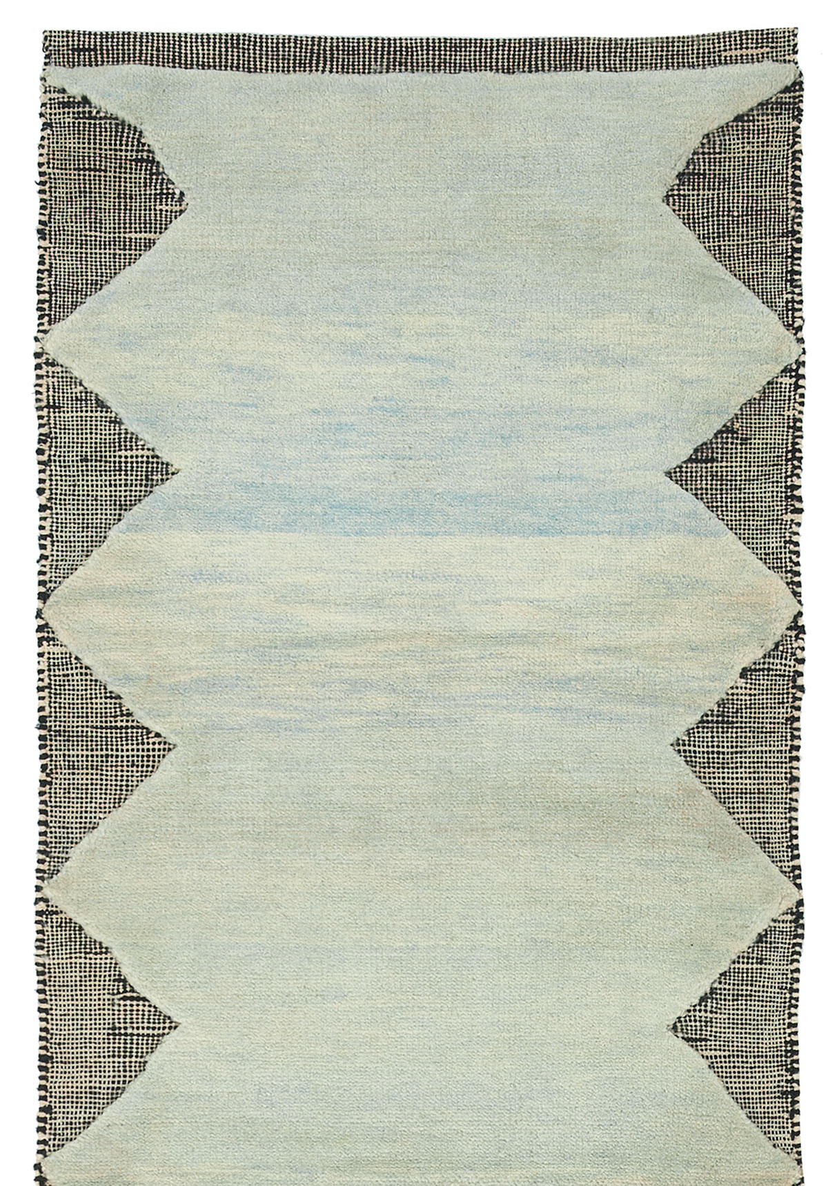 Gabbeh Runner Sky Blue - Designer Rug Collection - Halcyon Lake